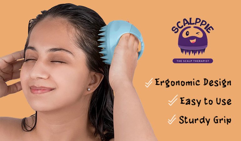 Scalppie Ergonomic design Easy to use Sturdy grip