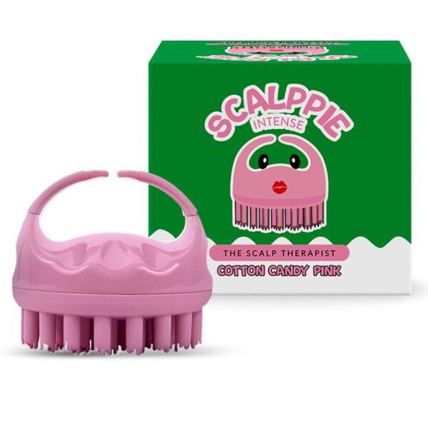 Scalp Massager and Shampoo Brush Intense - Cotton Candy Pink
