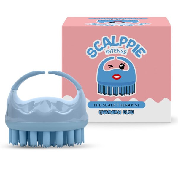 Scalp Massager and Shampoo Brush Intense - Hawaiian Blue