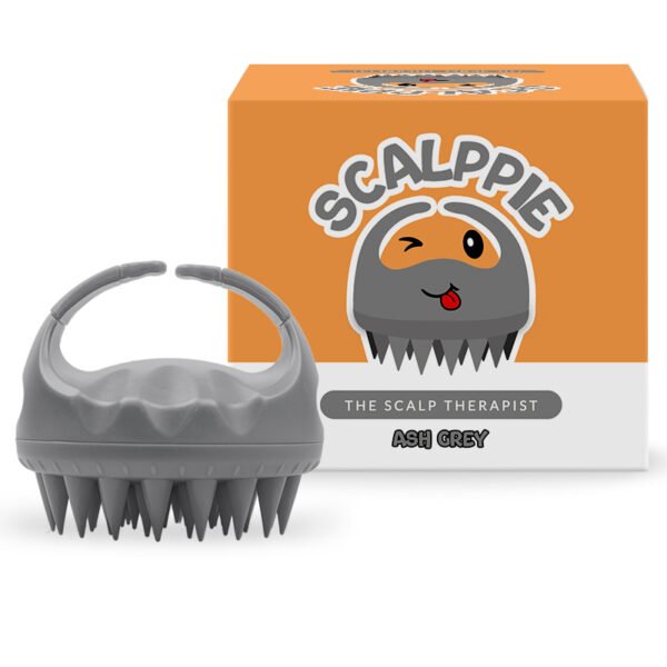 Scalp Massager and Shampoo Brush - Ash Grey
