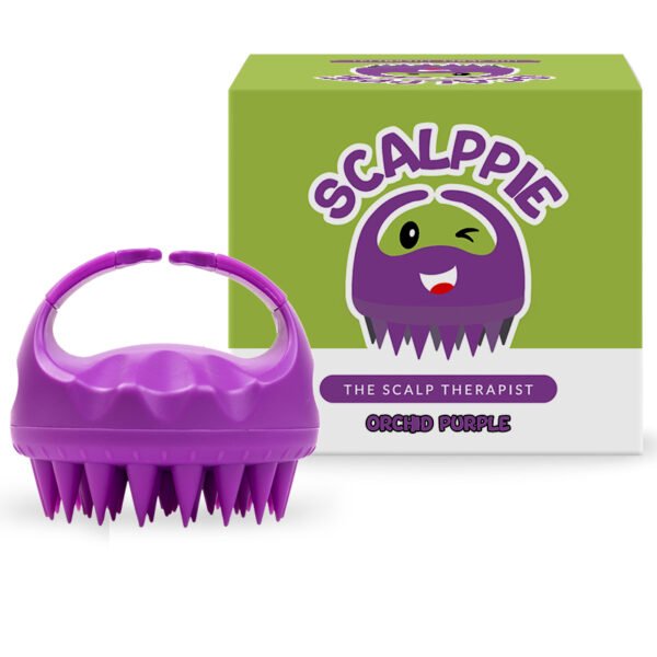 Scalp Massager and Shampoo Brush - Orchid Purple