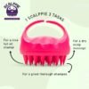 Scalp massager and Shampoo brush - essential tools for scalp care and hair health. Soft bristles and ergonomic design ensure a gentle and effective massage experience. Enhance your shower routine and promote healthy hair growth.
